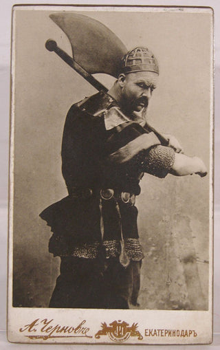 Chaliapin, Feodor. (1873–1938) CDV Photograph in "Sadko"