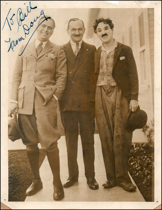 [Film Icons] [Chaplin, Charlie. (1889-1977)] Fairbanks, Douglas. (1883 - 1939) Signed Photograph