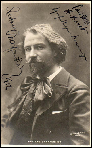 Charpentier, Gustave. (1860-1956) Signed Photograph