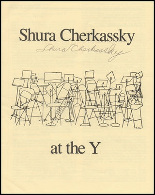 Cherkassky, Shura. (1909 - 1995) Autographed Program