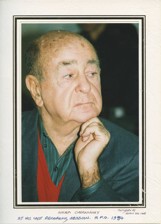 Cherkassky, Shura. (1909–1995) Original Photograph (1994)