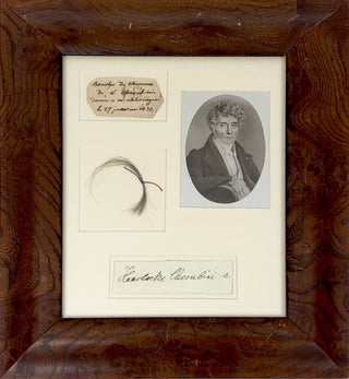 Cherubini, Luigi. (1760–1842) Lock of Cherubini's Hair