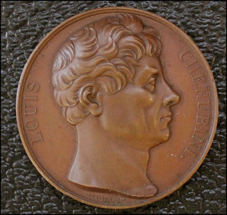 Cherubini, Luigi. (1760 - 1842) Lifetime Portrait Medal