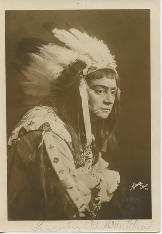 Chief War Cloud Signed Photograph