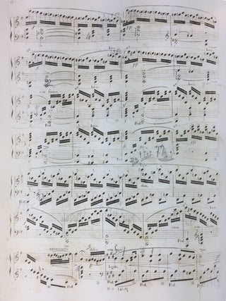 Chopin, Frédéric. (1810–1849) [Cortot, Alfred. (1877–1962)] [Marmontel, Antoine François. (1816–1898)]  1er. Concerto pour le Piano - From the Collections of Antoine Marmontel and Alfred Cortot