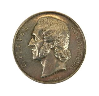 [Chopin, Frédéric. (1810–1849)] Pleyel, Camille. (1788–1855) [Oudiné, Eugène André. (1810 - 1887)] Silver Medal, 1861