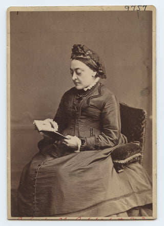 Rossetti, Christina Georgina. (1830–1894) Cabinet Card Photograph