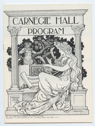 Christoff, Boris. (1914-1993) Signed Carnegie Hall Program