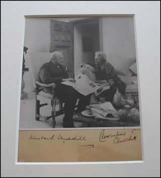 [History & Science] Churchill, Winston. (1874–1965) Signed Photograph