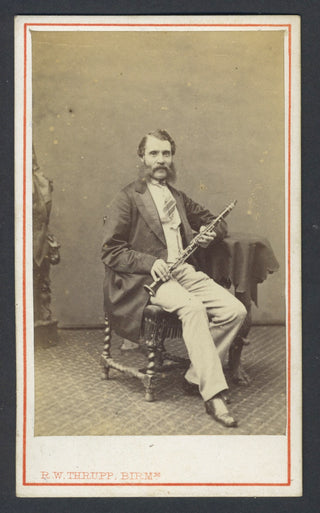 [Clarinet] Carte de Visite Photograph