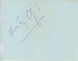 Clift, Montgomery. (1920–1966) Autograph Signature