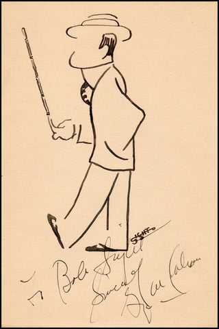 Cohan, George. M. (1878-1942) Original Signed Caricature