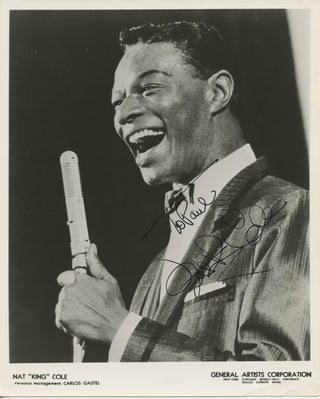 Cole, Nat King. (1919–1965) Signed Photograph