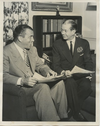 Porter, Cole. (1891–1964) & Sullivan, Ed. (1901–1974) Original 1952 Photograph