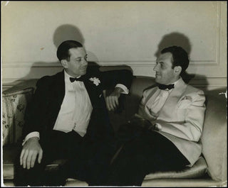 Porter, Cole. (1891–1964) & Hart, Moss. (1904–1961) Two Rare Original Photographs, 1935.