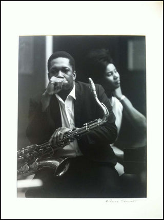 [Jazz & Song] Coltrane, John. (1926–1967) [Stewart, Chuck. (1927–2017)] Original Photograph