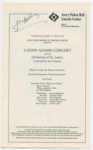 [American Composers] Copland, Aaron. (1900–1990) & Barber, Samuel. (1910–1981) & Glass, Philip. (b. 1937) & Adams, John. (b. 1947) & Sessions, Roger. (1896–1985) & Ward, Robert. (1917–2013) & Rorem, Ned. (b. 1923) & Diamond, David. (1915–2005) & Floyd, Ca