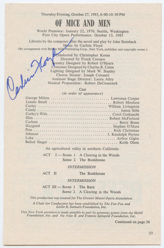 [American Composers] Copland, Aaron. (1900–1990) & Barber, Samuel. (1910–1981) & Glass, Philip. (b. 1937) & Adams, John. (b. 1947) & Sessions, Roger. (1896–1985) & Ward, Robert. (1917–2013) & Rorem, Ned. (b. 1923) & Diamond, David. (1915–2005) & Floyd, Ca