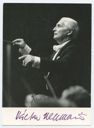 [Conductors] Neumann, Václav. (1920–1995) & Chailly, Riccardo. (b. 1953) & Solti, Georg. (1912–1997) Signed Photographs