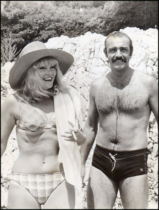 [Film & Theater] Connery, Sean. (b. 1930) Vintage Photograph in Swim Trunks