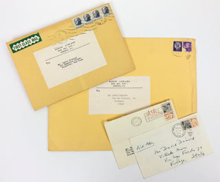 [Copland, Aaron. (1900–1990)] [Diamond, David. (1915–2005)] Four Envelopes to David Diamond