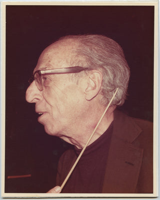 Copland, Aaron. (1900–1990) Original Photograph by Jan Hlinka