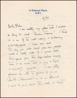 Coward, Noël. (1899-1973) [Ferber, Edna. (1885-1965)] Autograph Letter to Edna Ferber