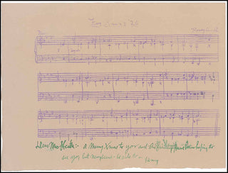 Cowell, Henry. (1897 - 1965) Encores. Opus I. - Autograph Manuscript and Archive