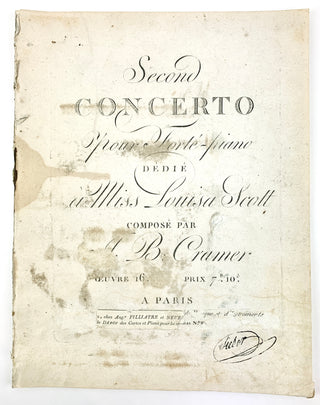 Cramer, Johann Baptist. (1771–1858) & Giornovichi, Giovanni (?1747–1804) & Schwarz, Charles (?–?)  Collection of 15 first and early editions for piano