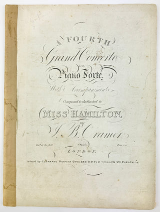 Cramer, Johann Baptist. (1771–1858) & Giornovichi, Giovanni (?1747–1804) & Schwarz, Charles (?–?)  Collection of 15 first and early editions for piano