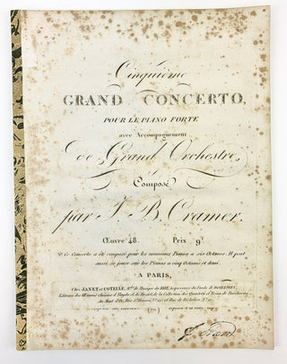 Cramer, Johann Baptist. (1771–1858) & Giornovichi, Giovanni (?1747–1804) & Schwarz, Charles (?–?)  Collection of 15 first and early editions for piano