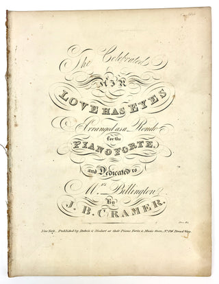 Cramer, Johann Baptist. (1771–1858) & Giornovichi, Giovanni (?1747–1804) & Schwarz, Charles (?–?)  Collection of 15 first and early editions for piano