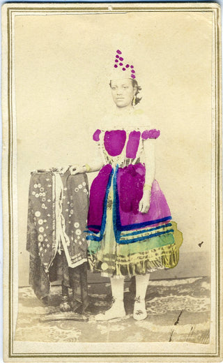 [Creole Woman] Hand Colored Carte de Visite Photograph