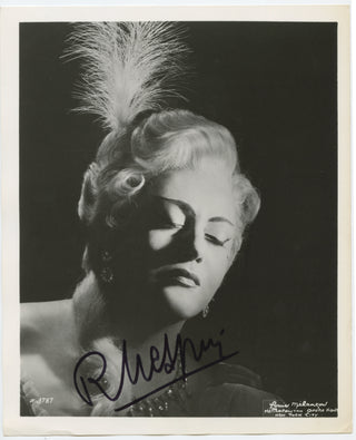 Crespin, Régine. (1927–2007) Signed Photograph in "Der Rosenkavalier"