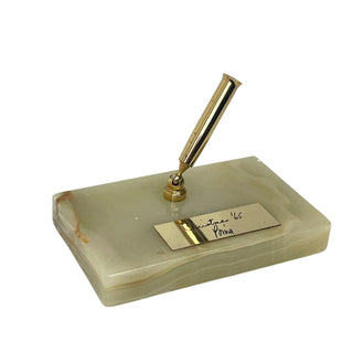 Crosby, Bing. (1903–1977) Pen Holder with Engraved Christmas Gift Inscription