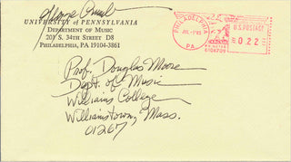 Crumb, George. (1929-2022) Two Autograph Letters Signed