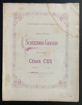 Cui, César. (1835–1918) Scherzando Giocoso pour Piano. Op. 29 (No. 2)