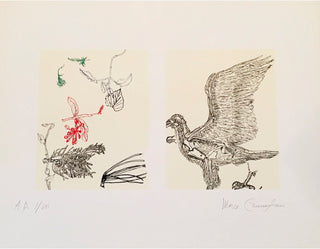 Cunningham, Merce. (1919-2009) Untitled (Screenprint for the Whitney Biennial), 1993