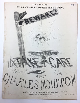 [Cupid in a Spiderweb] Moulton, Charles. Beware! Take Care! - Sheet Music