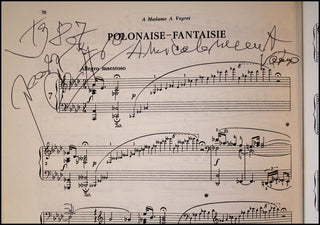 Cziffra, Georges [Gyorgy]. (1921 - 1994) Chopin Polonaises, SIGNED