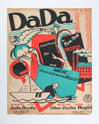 [Dada] Löhner-Beda, Fritz. (1883-1942) & Hajós, Karl. (1889-1950) & Ortmann, Wolfgang. (1885-1967) "Dadaistische Fox-Trot" - Original Sheet Music