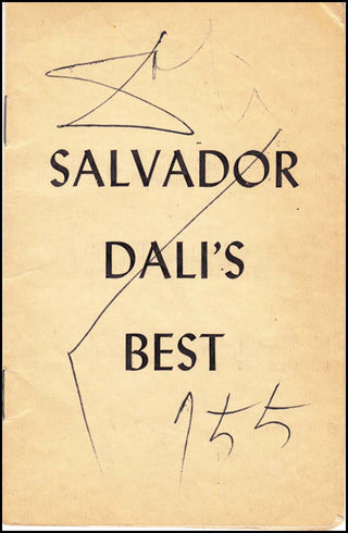 [Visual Arts] Dalí, Salvador. (1904–1989) "Salvador Dali's Best "- Signed 5 Times!