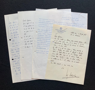 Dallapiccola, Luigi. (1904–1975) Collection of Correspondence Related to a Lecture on Language and Music in Italian Melodrama