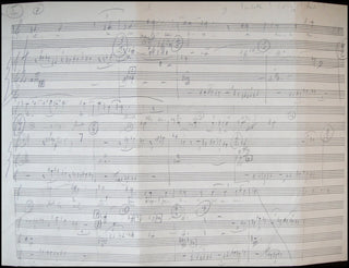 Dallapiccola, Luigi. (1904–1975) Important Autograph Manuscript, "Ulysses."