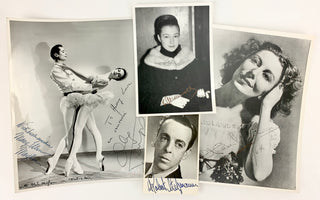 [Dance] [Ballet] Markova, Maximova, Moylan, Helpmann, Tupine. Collection of Signed Photographs