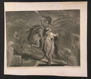 Beauclerk, Diana. (1734-1808) [Bürger, Gottfried August. (1747-1794)] Illustrations for the poem Lenore by Gottfried August Burger (1747-1794) - Three Original Engravings