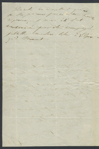 Dancla, Léopold. (1822–1895) Two Autograph Letters