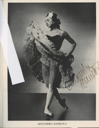 [Dance] Danilova, Alexandra. (1903–1997)  & Franklin, Frederic. (1914–2013) & Orloff, Nicolas. (1892–1964) & Slavenska, Mia. (1916–2002) Mia Slavenska's Ballet Variante – Signed Program