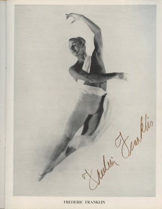 [Dance] Danilova, Alexandra. (1903–1997)  & Franklin, Frederic. (1914–2013) & Orloff, Nicolas. (1892–1964) & Slavenska, Mia. (1916–2002) Mia Slavenska's Ballet Variante – Signed Program