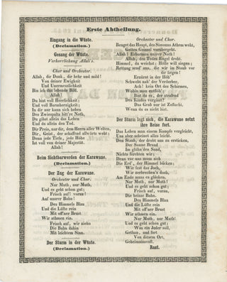 [David, Félicien. (1810-1876)] Original 1845 Program